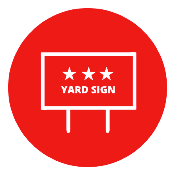 Yard Sign Icon